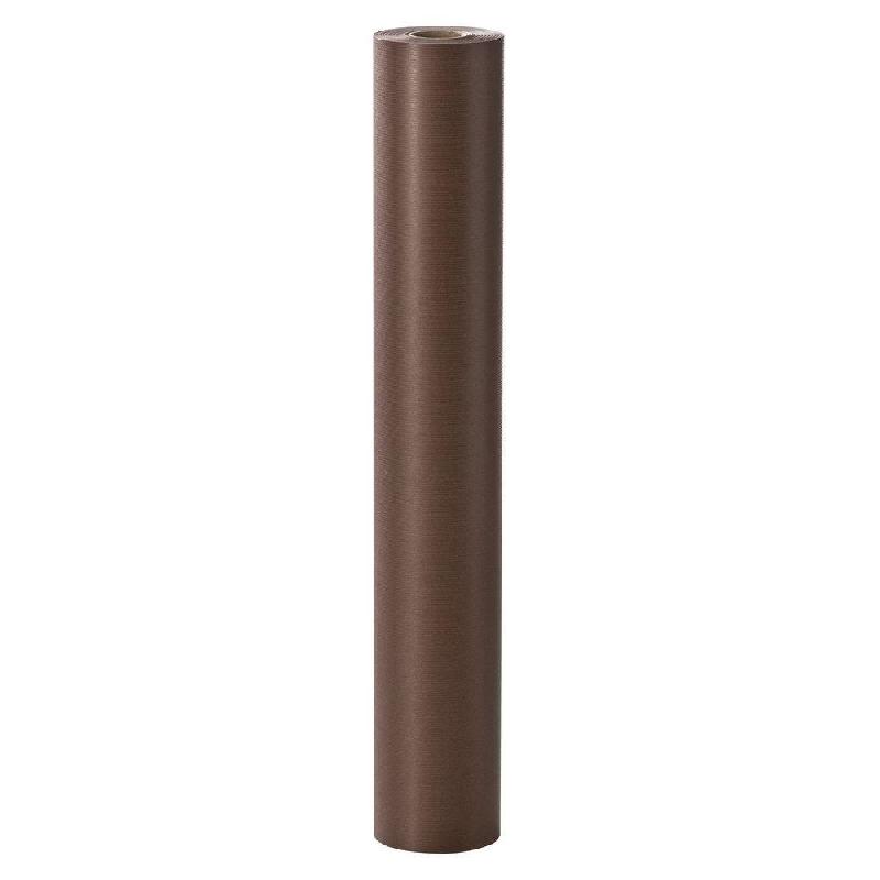 Papier kraft vergé chocolat - 0,50 x 200 m - Large choix de couleurs pour tous vos événements_0