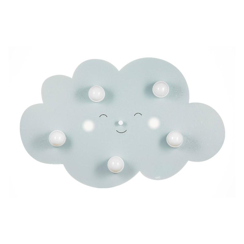 WALDI-LEUCHTEN GMBH PLAFONNIER NUAGE À 5 LAMPES, GRIS