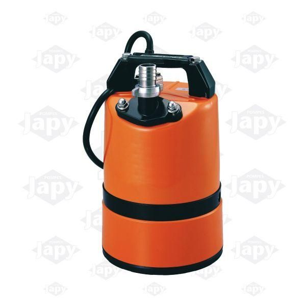 Pompe d'épuisement portable monophasée PE-S - pour eaux claires et eaux boueuses, moteur 230V, débit 10 m3/h_0