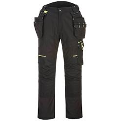 Portwest - Pantalon de travail holster ECO Stretch WX3 Noir / Jaune Taille 50 - 40 noir T706BKR40_0