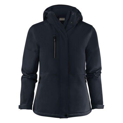 PRINTER ESSENTIALS OVERLANDING VESTE SOFTSHELL FEMMES DARK NAVY - TAILLE S