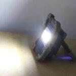 Projecteur LED portable 20W - 1400 lumens rechargeable - Poignée articulée - Gigalux 11576674_0