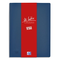 PROTÈGE DOCUMENTS LUTIN ORIGINAL 100 VUES, 50 POCHETTES. EN PVC OPAQUE. FORMAT A4. COLORIS BLEU