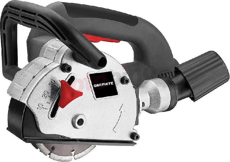 Rainureuse industrielle Graphite 59G370 - 1320W, disque 125 mm, profondeur de coupe 30 mm_0