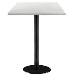 Restootab - Mange-debout 60x60cm - modèle Rome marbre paro - blanc TB-ROMFF-6060M-MB.PAR_0