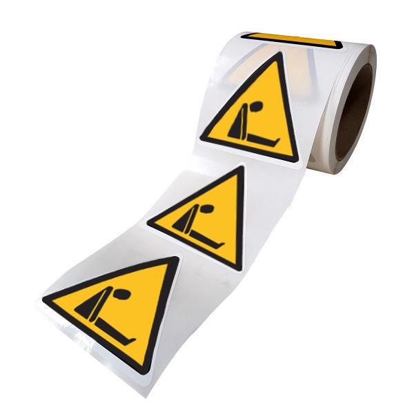 ROULEAU DE PICTOS DE DANGER - RISQUE D'ASPHYXIE - W041  - 50 MM