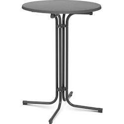Royal Catering - Royal Catering Mange-Debout Mange Debout Table Haute Bistrot Bistro Bar Ronde RC-BIS80FG (ø 80 cm, Hauteur de 110 cm, Pliante, - gri_0
