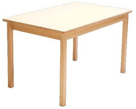 TABLE OASIS 4 PIEDS 160 X 80 CM - VERNI NATUREL_0