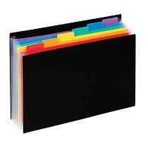 TRIEUR À SOUFFLET RAINBOW CLASS VIQUEL 6 COMPARTIMENTS MULTICOLORE - LOT DE 12