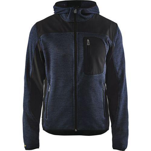VESTE DE TRAVAIL TRICOTÉE À CAPUCHE MARINE FONCÉ/NOIR TAILLE S - BLAKLADER