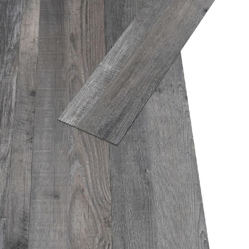 Vidaxl planches de plancher pvc 4,46m² 3mm autoadhésif bois industriel 146578_0