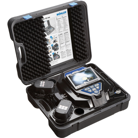 Caméra d'inspection - VIS 240 - Tête interchangeable - Enregistrement SD - Écran LCD pivotant_0
