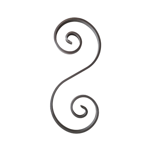 Volute H.290 x L.120mm - plat 16 x 4mm_0