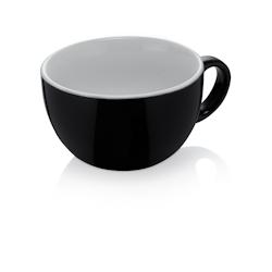 WAS Germany - Caffè Latte Italia Black, 0,35 ltr, porcelaine (4998035) - porcelaine 4998 035_0