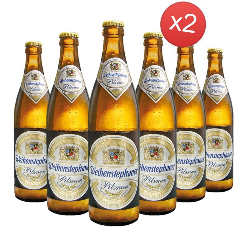 Weihenstephaner pilsner 12*50cl Planète Soif Hellopro