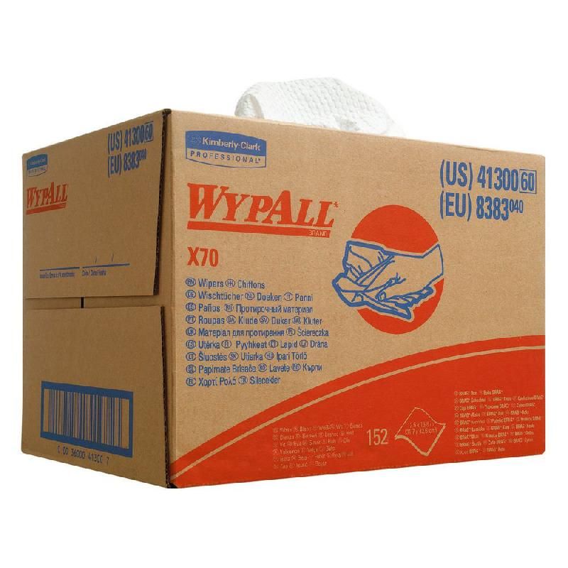 WYPALL* BOÎTE DE CHIFFONS WYPALL - X70 - BLANC - BOÎTE DE 150 CHIFFONS