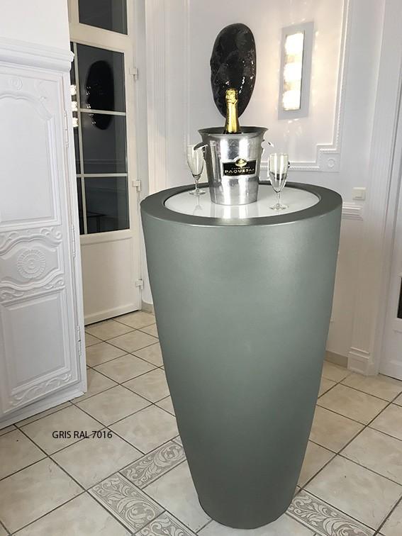3 en 1 : pots de fleur, vases décoratifs, mange-debout - fabriquée en France - PMUHDVL-PU01_0