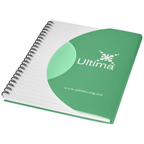 Cahier Curve A5 - 25, 50 ou 100 feuilles - Couverture incurvée en polypropylène_0