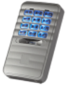 Clavier radio 868Mhz Boitier polycarbonate antichoc IP57 Permet de commander 4 fonctions distinctes - 1000 codes_0