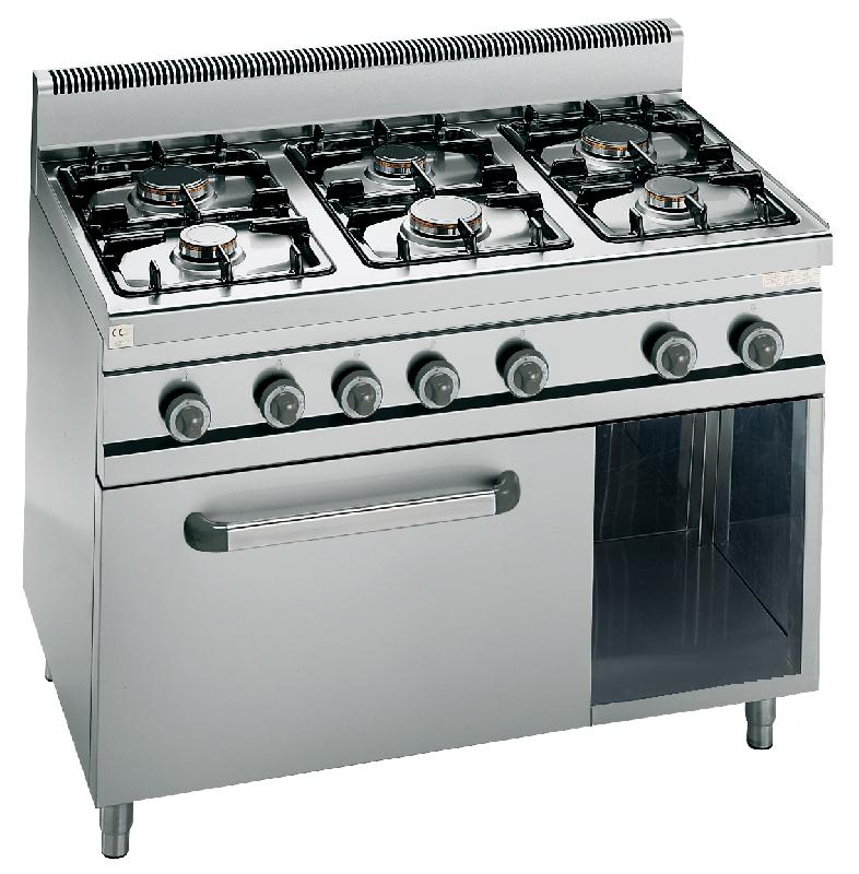 CUISINIÈRE À GAZ PROFI 70/6 LIGHTLINE AVEC FOUR À GAZ