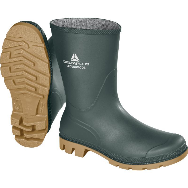 Demi-botte de travail en PVC - Groundmcob - tige et semelle en PVC, doublure en polyester_0