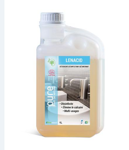 Detartrant desinfectant - lenacid non parfume - 1 l doseur - h130_0