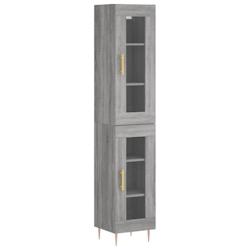 Helloshop26 - Buffet bahut commode armoire meuble de rangement organisateur cuisine salle de séjour salon haut sonoma 34,5 x 34 x 02_0035343 - 300021_0