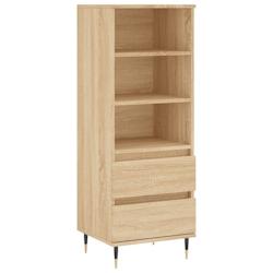 Helloshop26 - Buffet bahut commode armoire meuble de rangement organisateur cuisine salle de séjour salon haut sonoma 40 x 36 x 110 02_0034056 - 3000_0