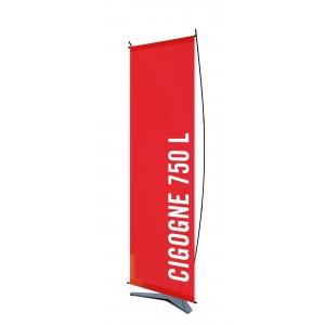 Kakémono 750 L Cigogne - Totem élégant et robuste pour visuel 900x2000mm_0