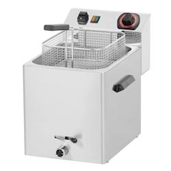 Materiel chr pro Friteuse Électrique à Poser 8 Litres avec Robinet de Vidange   FE07VS - 0685071060766_0