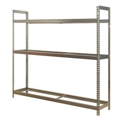 PROREGAL Support à pneus Big METAL SHARK NO.6 | HxLxP 200x120x45cm | Charge du compartiment 300 kg | jusqu'à 15 pneus sur 3 niveaux | Galvanisé - a_0