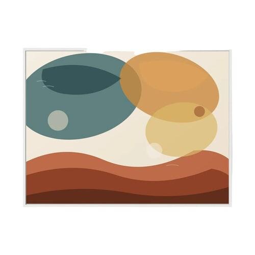 Tableau Éléments | Décoration Murale Spa, Hôtel & Salle CHR | Libre de Droits: 80 x 60 cm / 32 x 24″ / Blanc - multicolore Bois massif 4571826_0