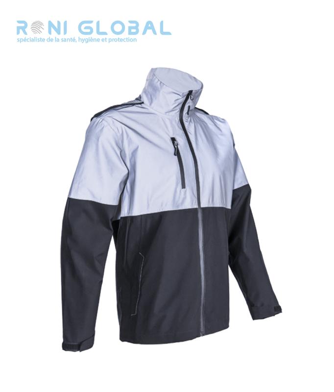 Veste de travail coupe-vent et anti-pluie Softshell - Polyester stretch mécanique + membrane PU - 3 poches - TAKA COVERGUARD_0