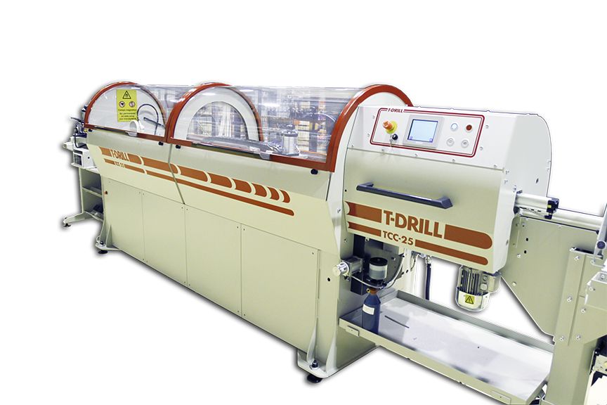 Tcc-25 LM - Coupe industrielle - T-Drill - Machine de coupe sans copeaux, diamètres de tube 4,76–25 mm_0
