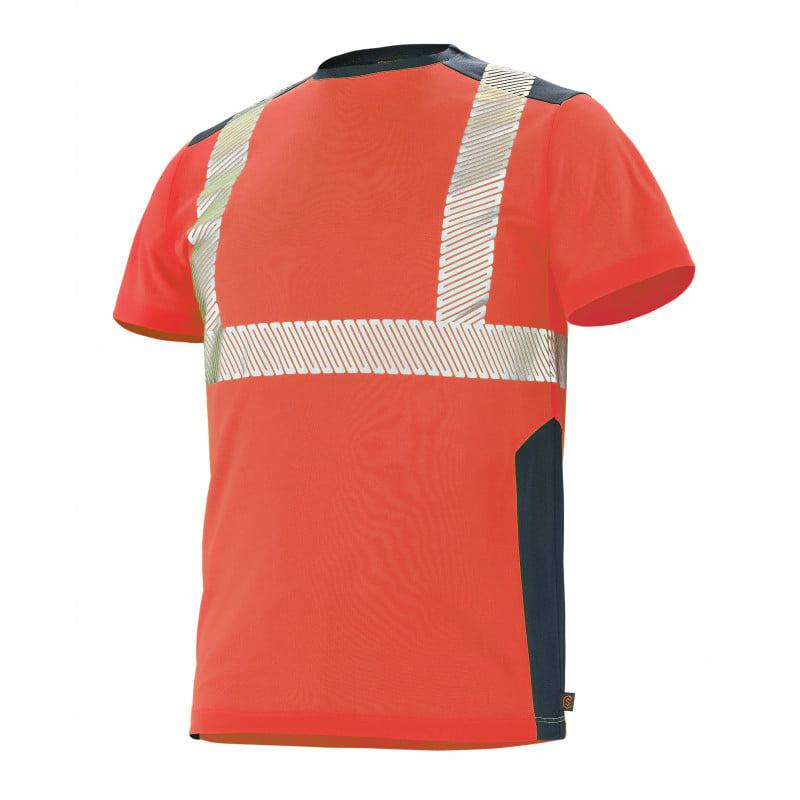 Tee Shirt Manches Courtes Fluo Safe Cepovett Safety | 22-9T80-9924_0