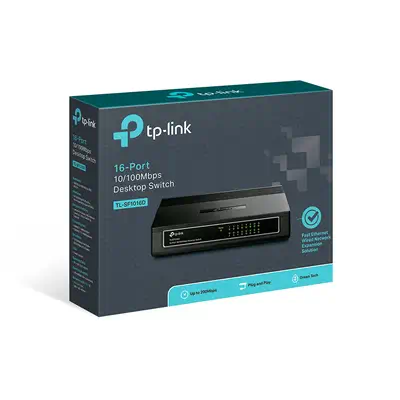 TP-Link TL-SF1016D Non-géré Fast Ethernet (10/100) Noir_0