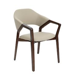 AC ANGEL CERDA Angel Cerdá Chaise en vison similicuir 4068C 57 x 58 x 80 - gris fourrure 8435631001607_0