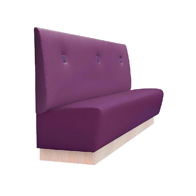 Banquette BQ 6 - Dimensions ajustables - Hauteur totale 100 à 120 cm - Hauteur d'assise 49 cm - Profondeur 63 cm_0