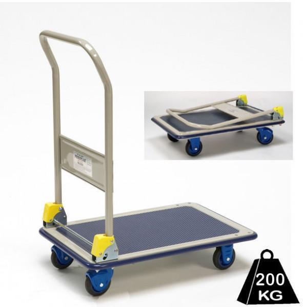 Chariot modulable à dossier rabattable PRESTAR - Charge 150 à 500 kg - Léger et ergonomique_0