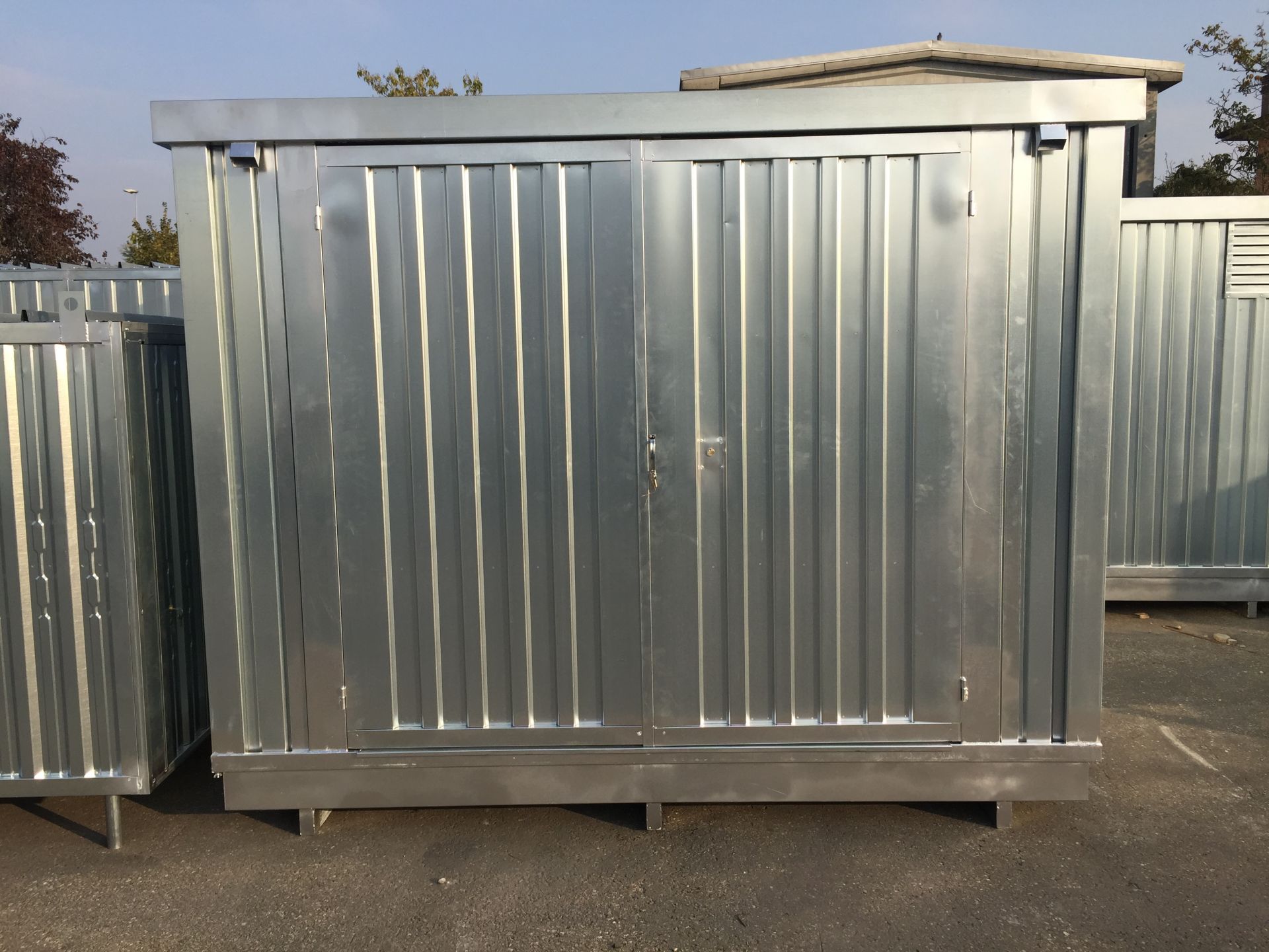 Container de stockage galva / démontable / 3m00 x 2m30 x 2m20 (h)_0
