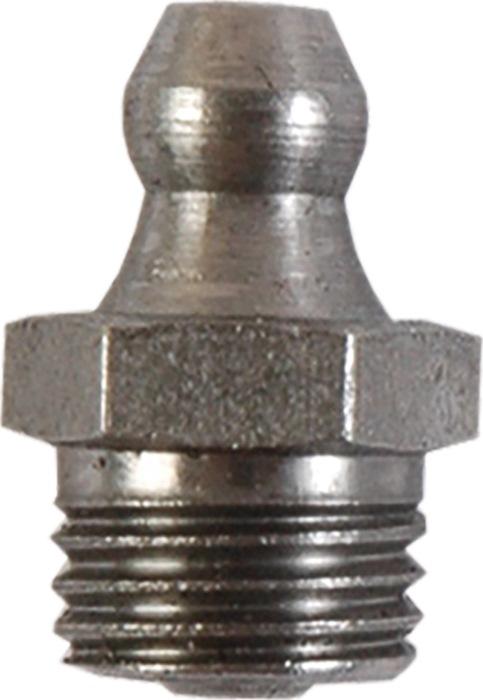 Embout de graissage conique H1 - DIN71412 M6 x 1 mm - Forme A - Acier inoxydable SW 7 mm - 6 pans - Set SAMOA HALLBAUER_0