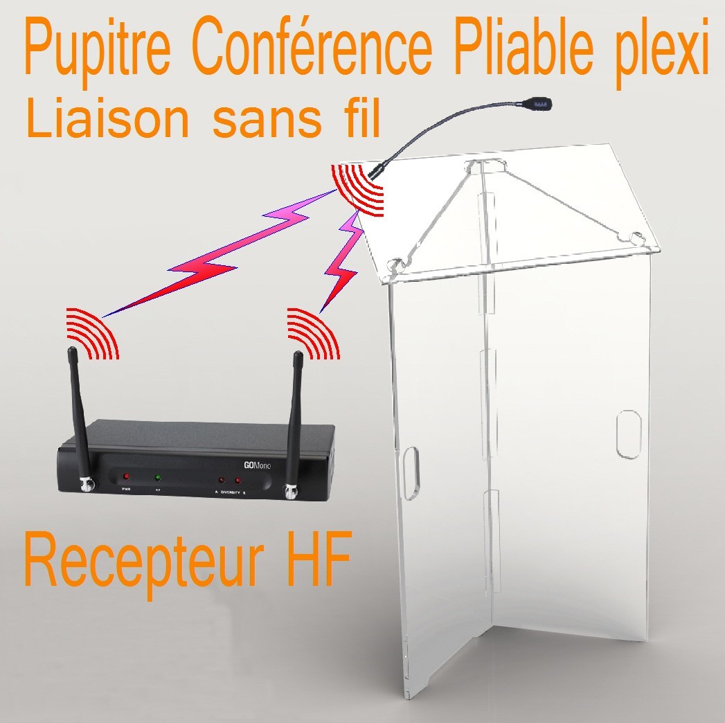 FASE Pupitre Conférence Plexi Pliable HF_0