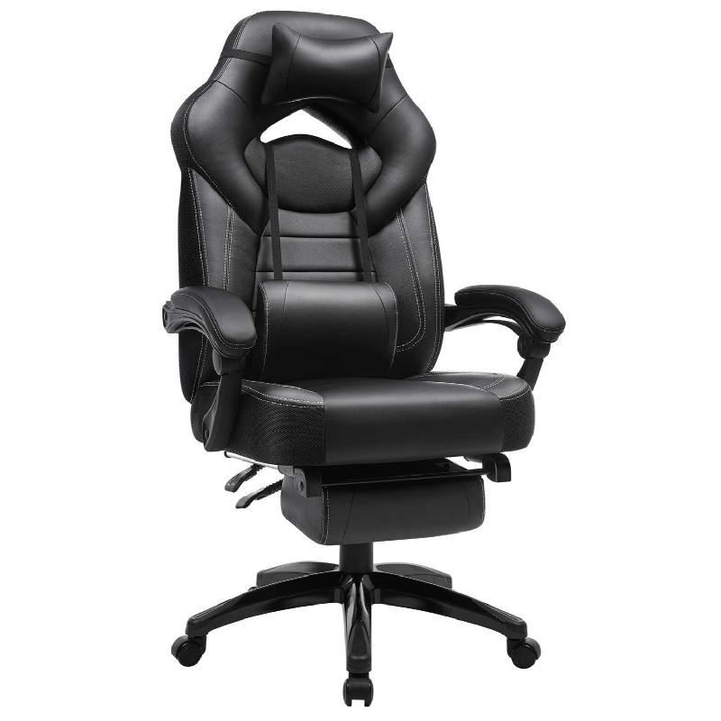 Chaise Gaming, Charge 150KG Fauteuil Gamer Ergonomique Assise de