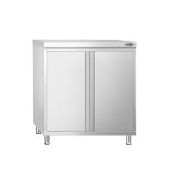 GGM Gastro Meuble bas inox central P 600 mm avec portes - 4063326064954_0