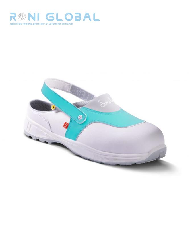 Sabot de travail lavable en microfibre - SB E A FO SRA ESD - Liberty Gaston Mille - Smile®_0