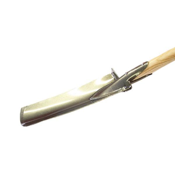 Louchet pépiniériste - Béquille frêne ou fibre, 40 x 14 cm, 123 cm - Acier poli et trempé_0