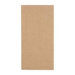Serviettes dîner 2 plis format 1/8 Fiesta Recyclable 400mm kraft (lot de 2000) - VEFE250_0