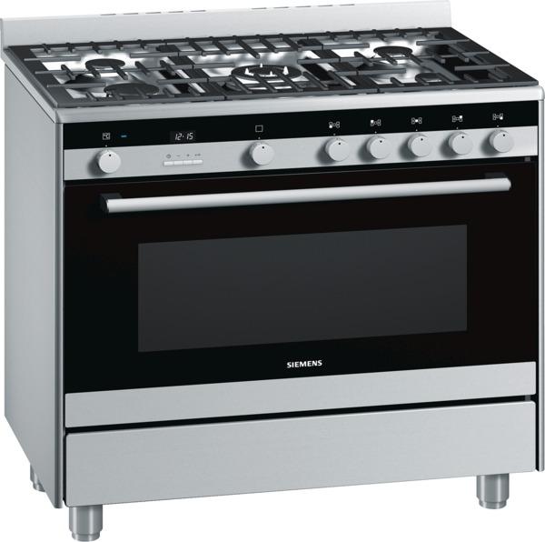 SIEMENS - CUISINIÈRE GAZ CENTRE DE CUISSON 90CM HQ738256E (HQ 738256 E) INOX_0