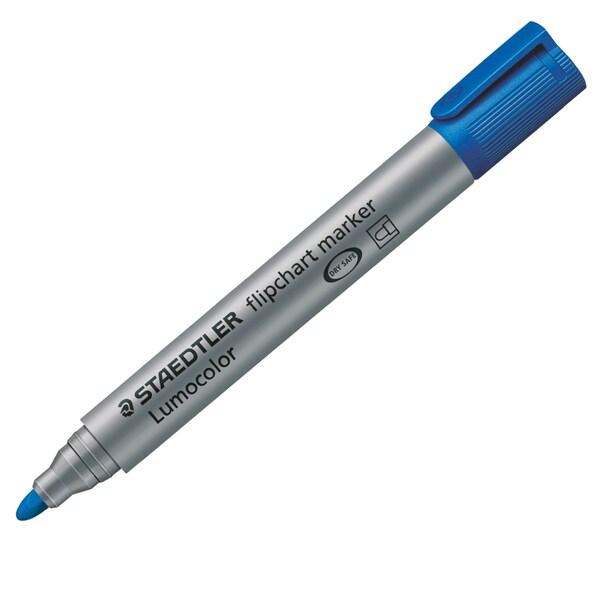 Staedtler - LumoColor 356 - Marqueur Tableau Papier Pointe Ogive 2 mm Bleu - bleu 3563_0