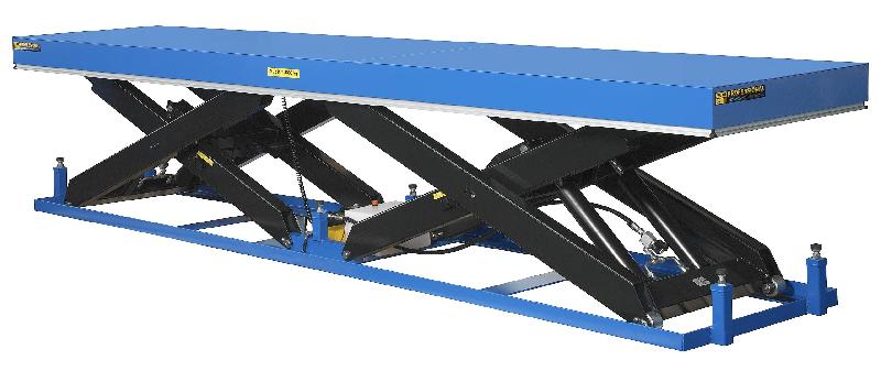 Tables élévatrices à ciseaux tandem - double ciseaux horizontaux - capacité jusqu'à 8000 kg_0